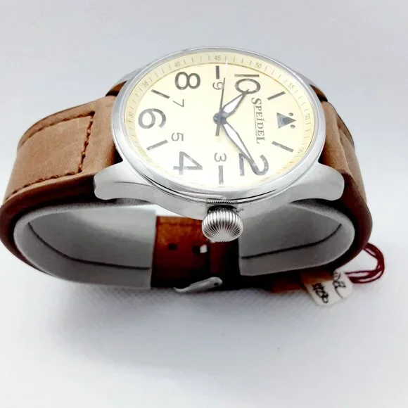 CLOSET SALE!! NEW With Tags Authentic Men's Speidel Watch, leather band - Picture 12 of 16